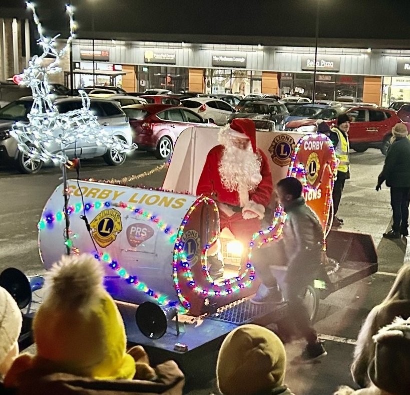 Corby Lions Santa Sleigh