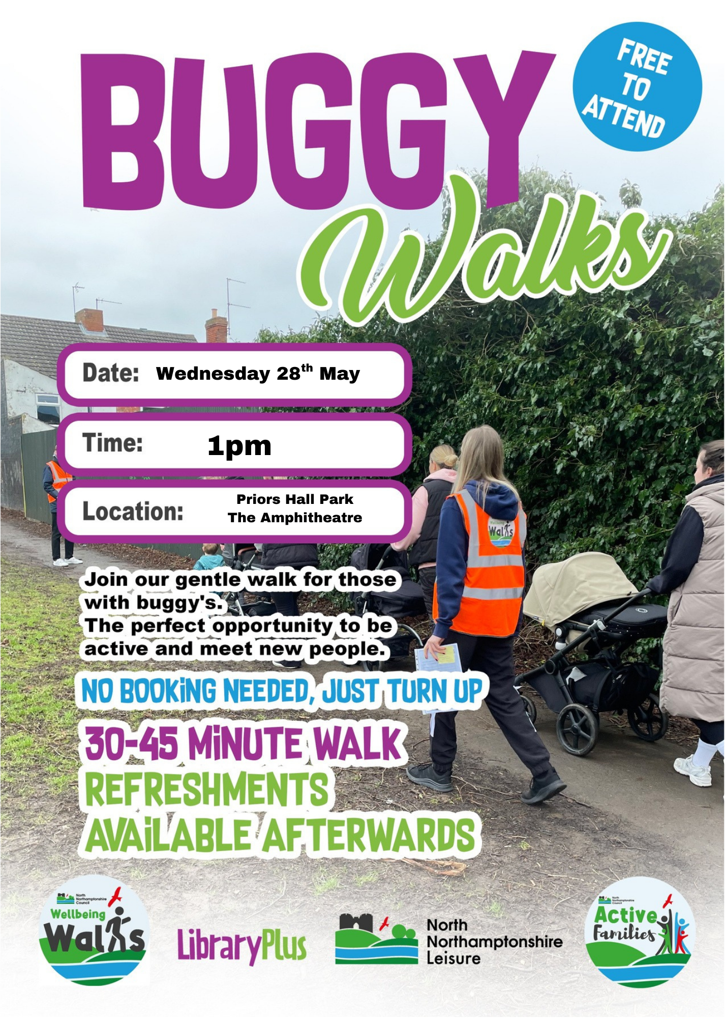 Buggy Walks Priors Hall May