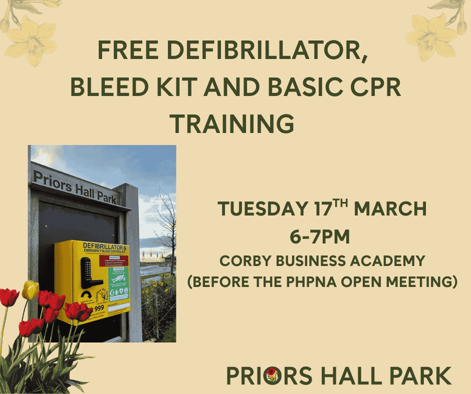 Free Defib Training for residents (Facebook Post)