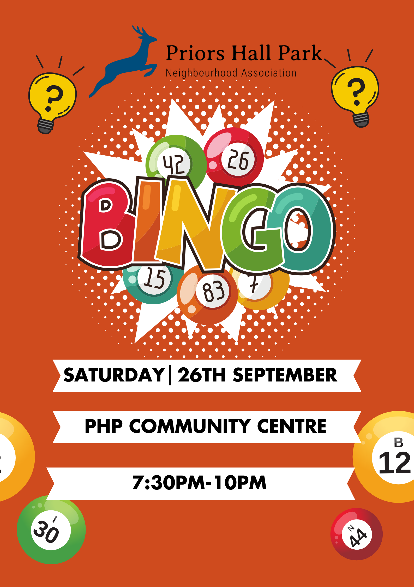 PHPNA Bingo Poster