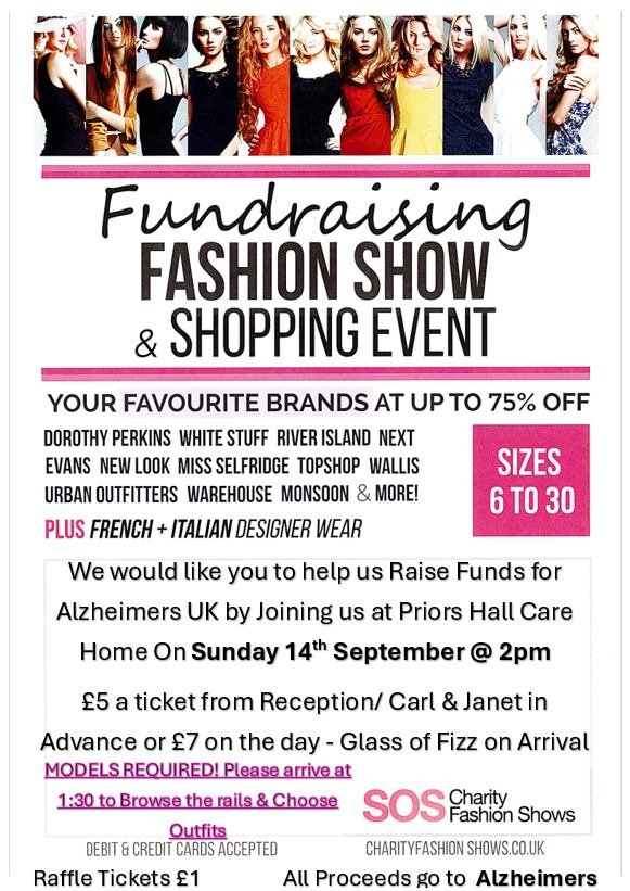 care home fashion show