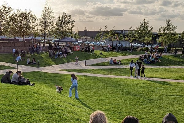 A busy PHPNA event on the amphitheatre